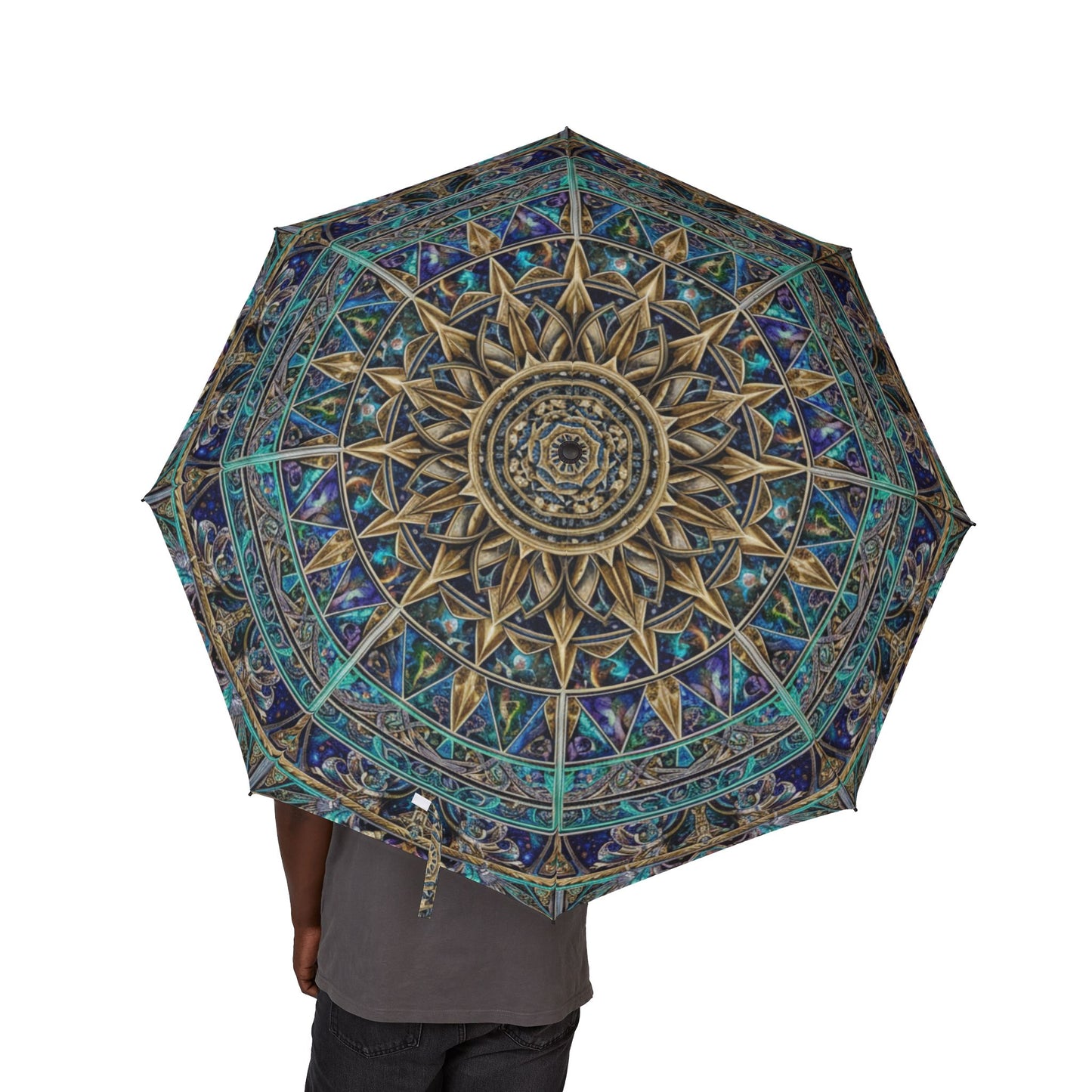 Celestial Sun vault Mandala Umbrella
