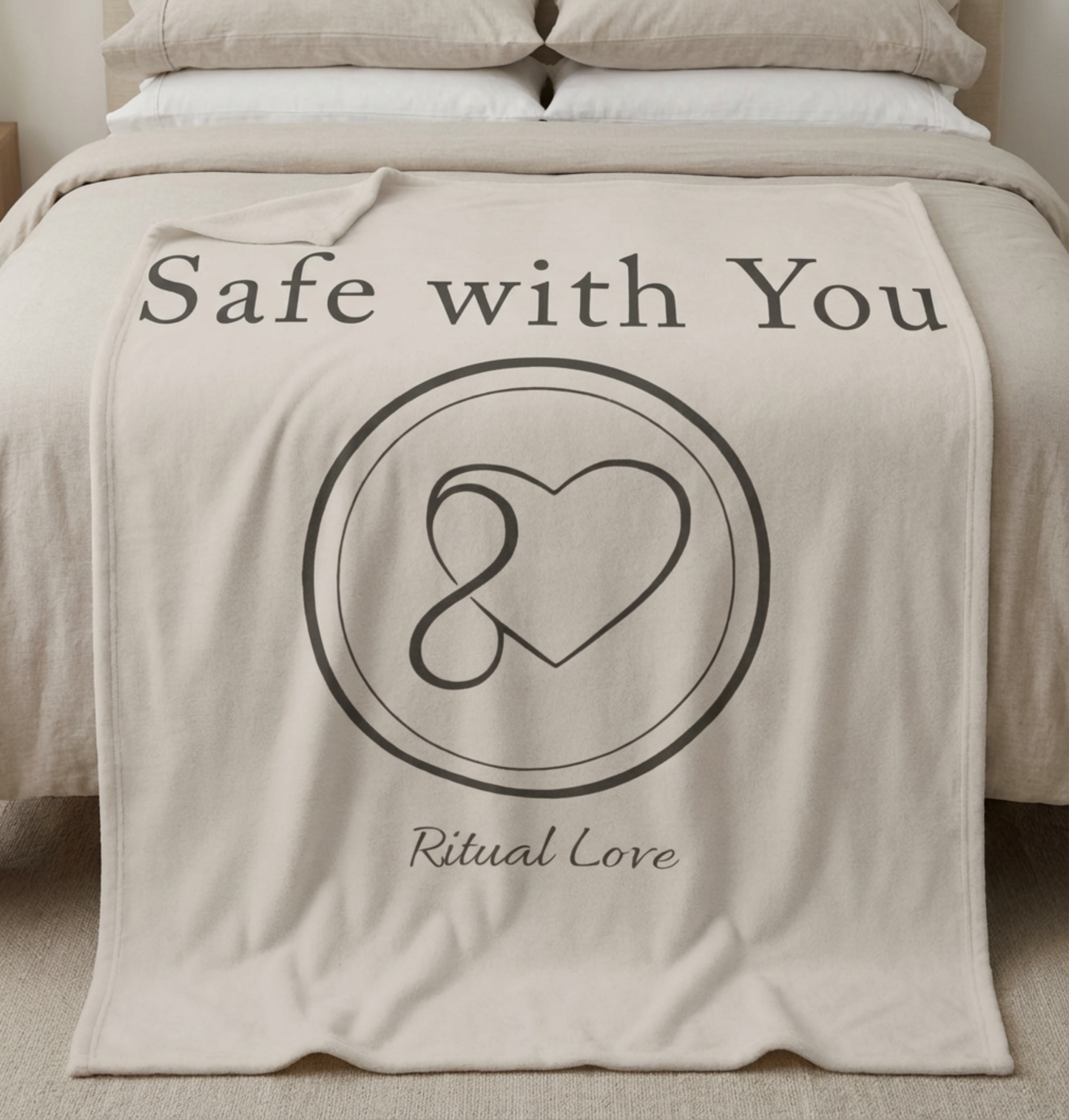 Safe With You — "Ritual Love Collection" Sherpa Blanket