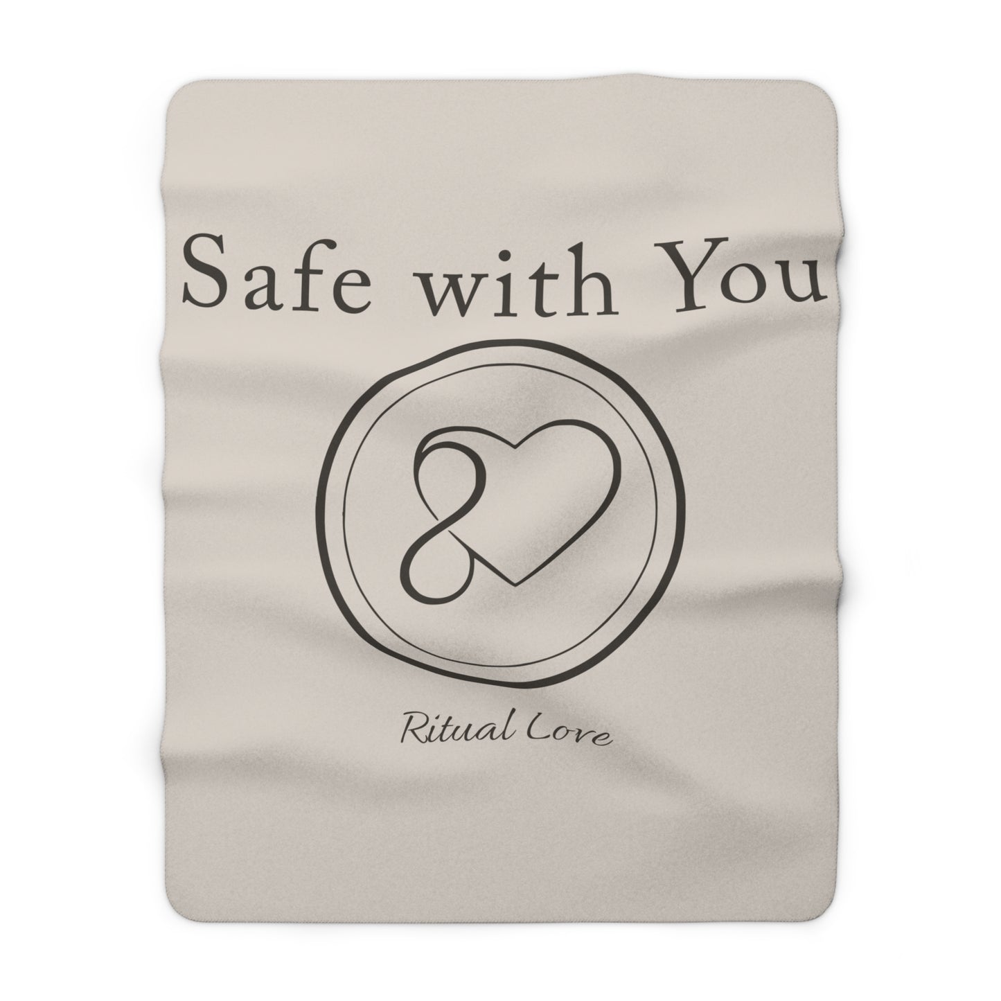 Safe With You — "Ritual Love Collection" Sherpa Blanket