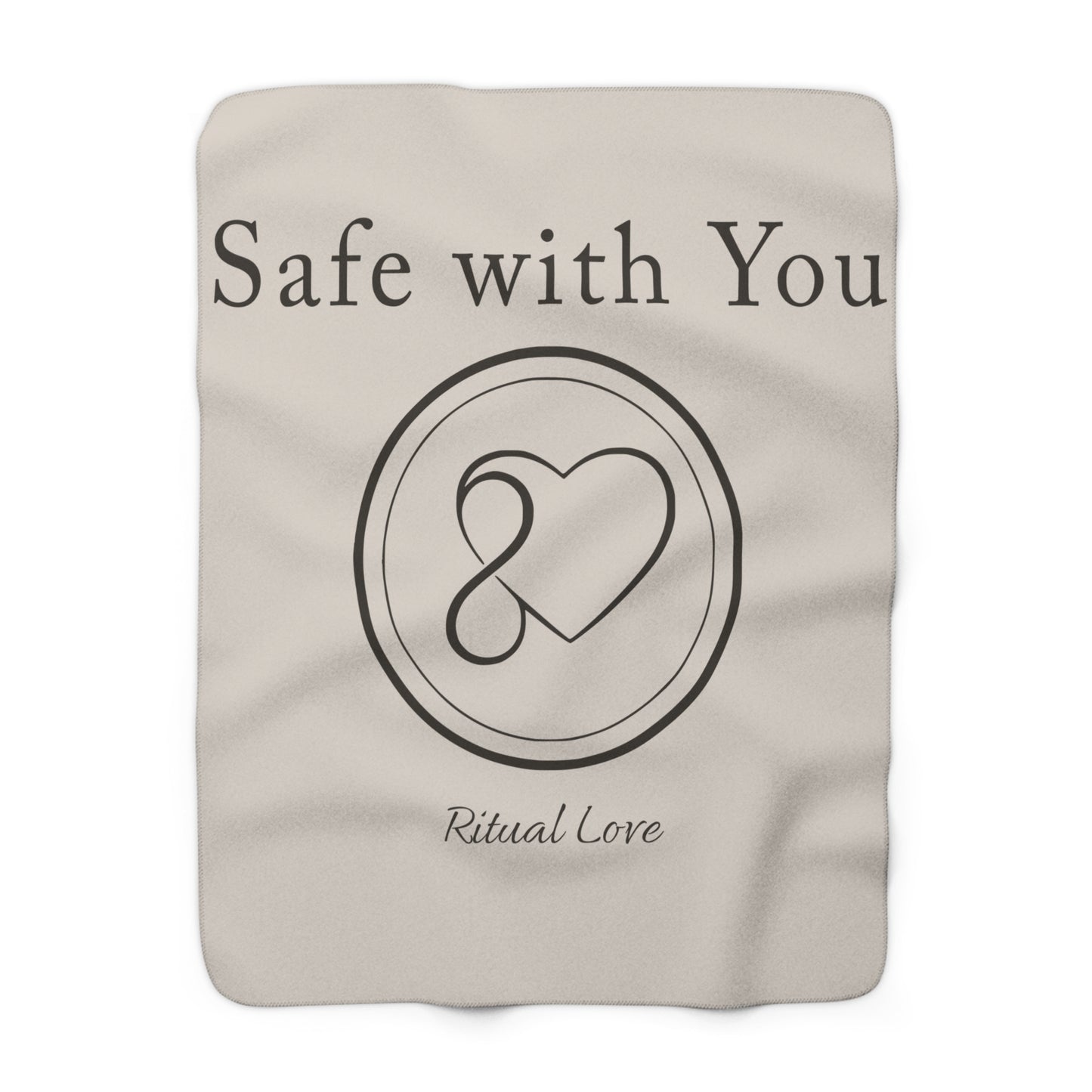Safe With You — "Ritual Love Collection" Sherpa Blanket