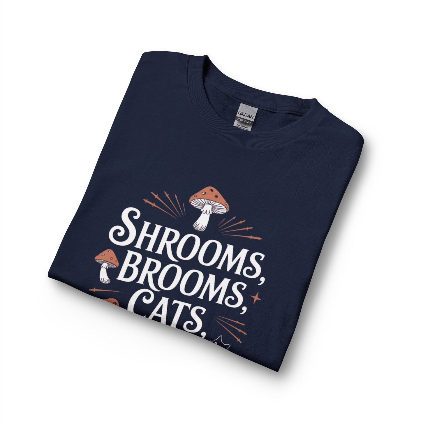 Shrooms, Brooms, Cats & Stuff Long Sleeve Shirt
