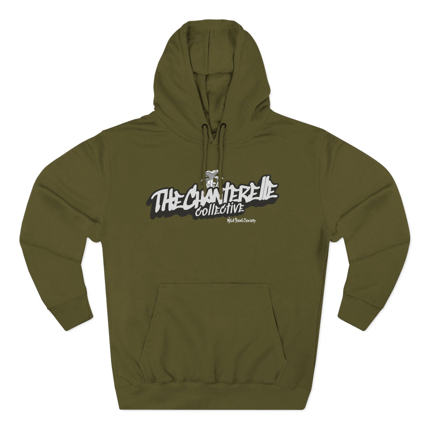 The Chanterelle Collective Hoodie — Wild Food Society Collection (Dark Color Vibe)