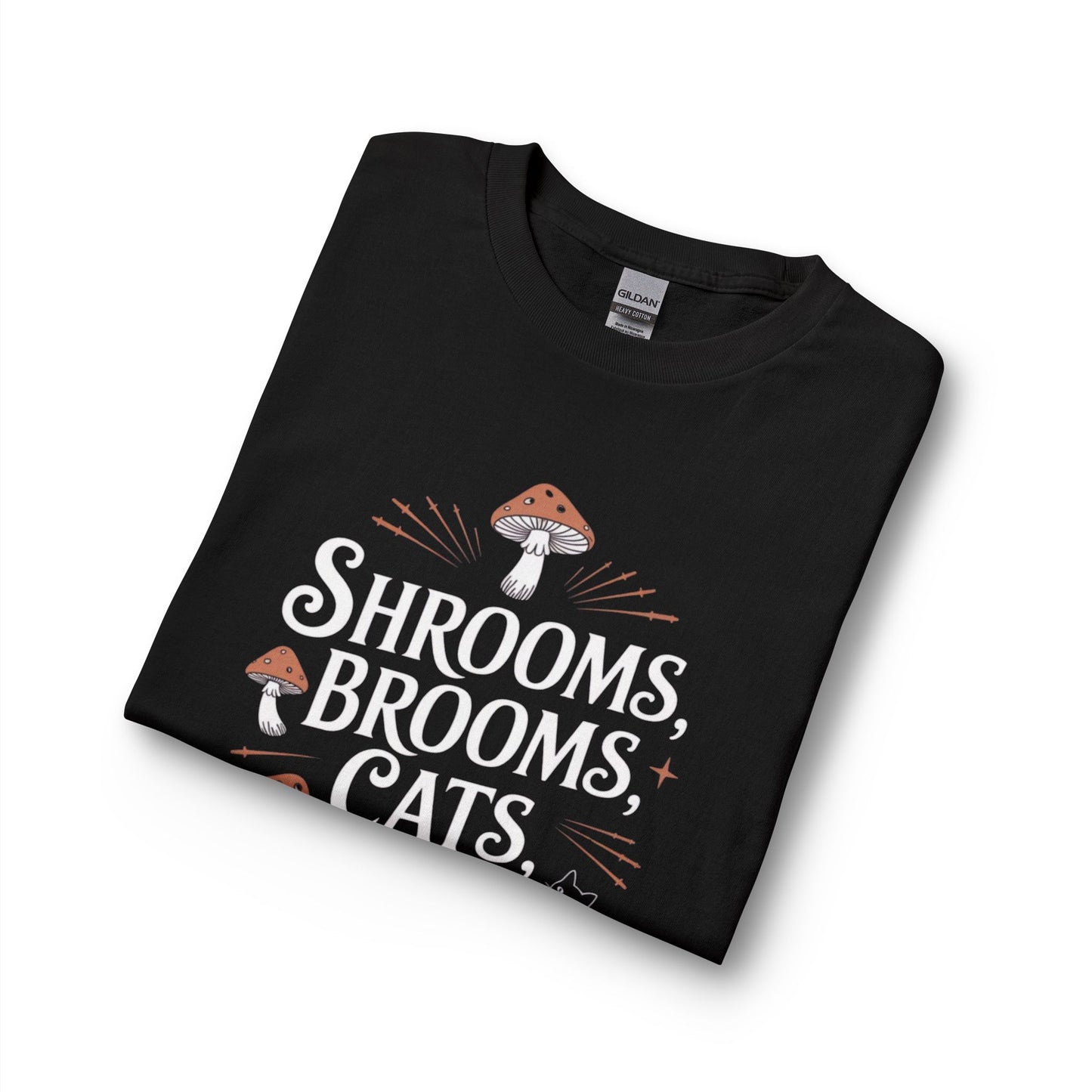 Shrooms, Brooms, Cats & Stuff Long Sleeve Shirt