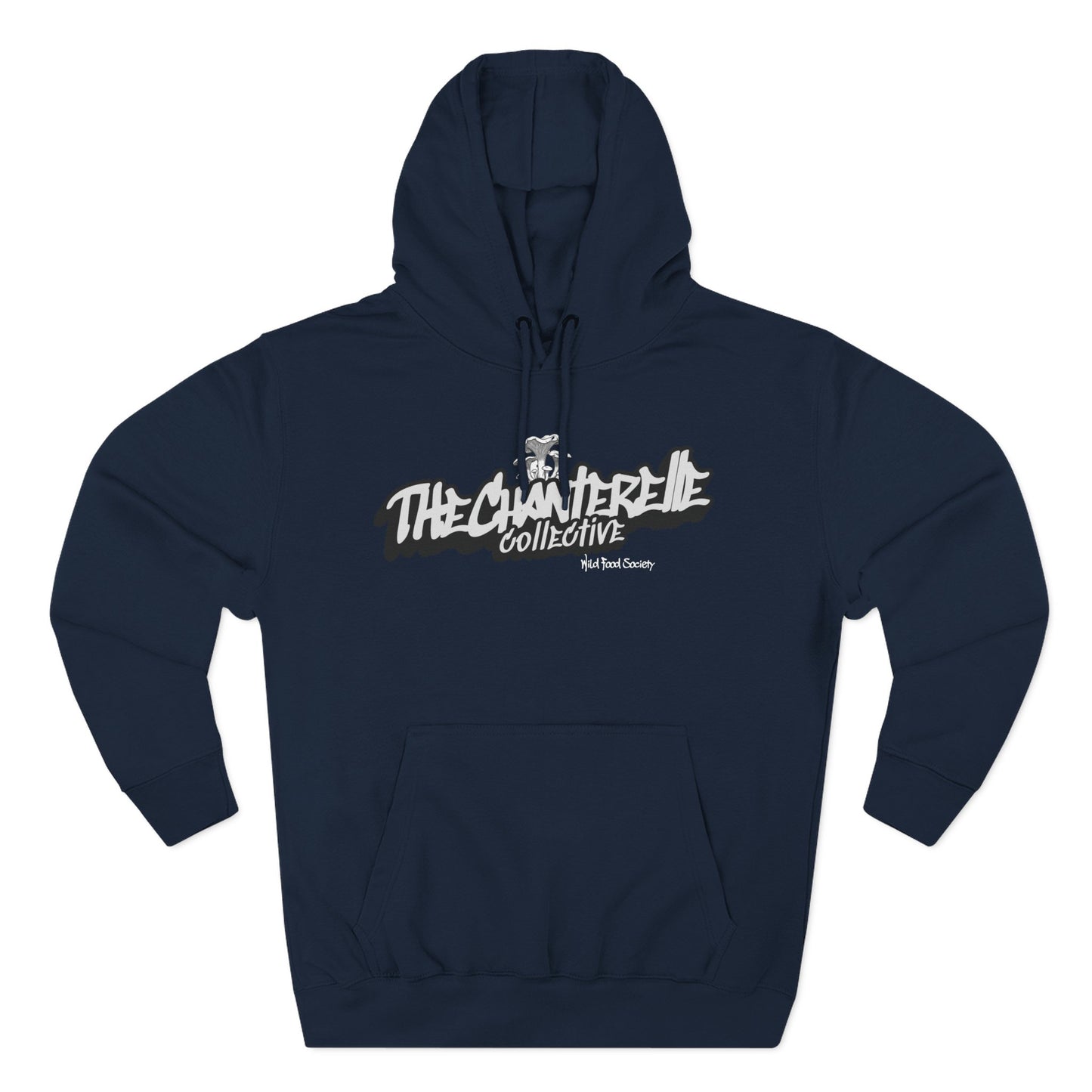 The Chanterelle Collective Hoodie — Wild Food Society Collection (Dark Color Vibe)
