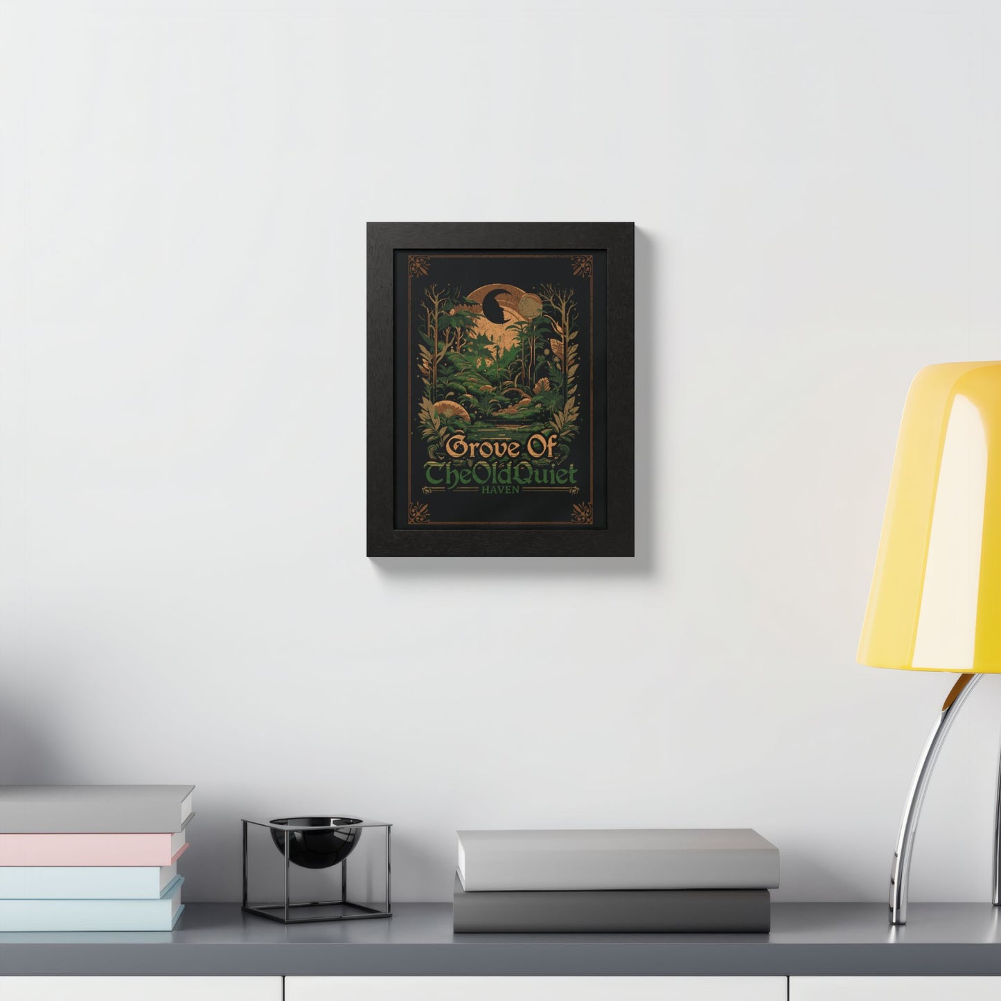 Grove of the Old Quiet Framed Print | Vintage Forest Wall Art