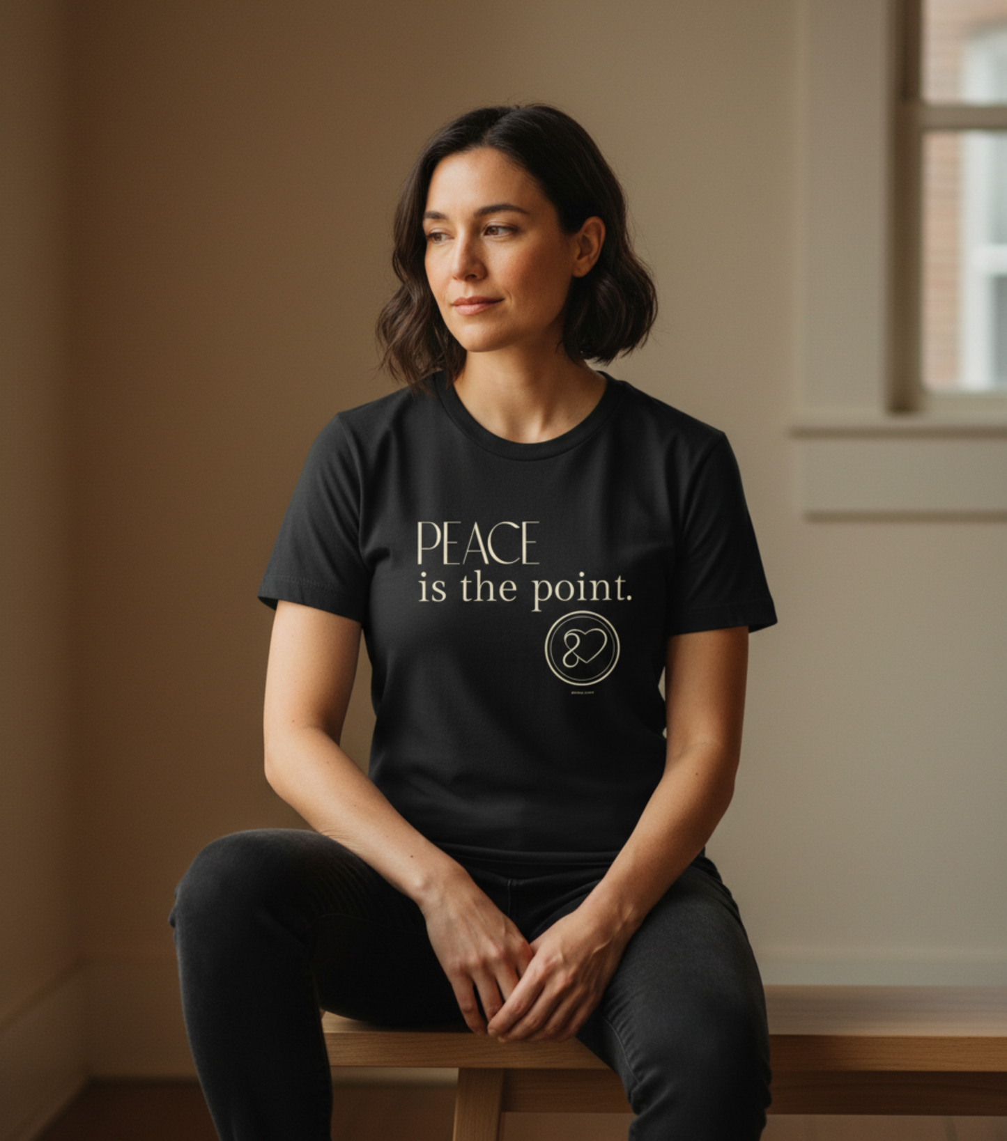 "Peace Is the Point" T-Shirt — Ritual Love Collection