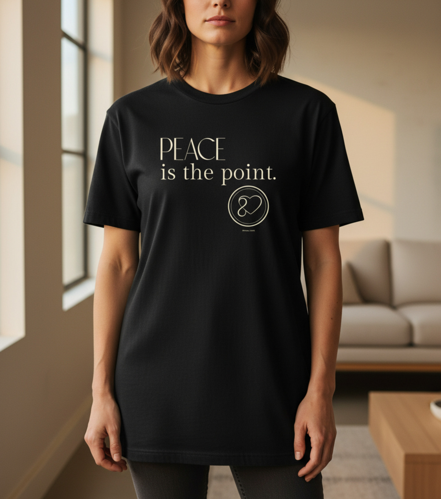 "Peace Is the Point" T-Shirt — Ritual Love Collection