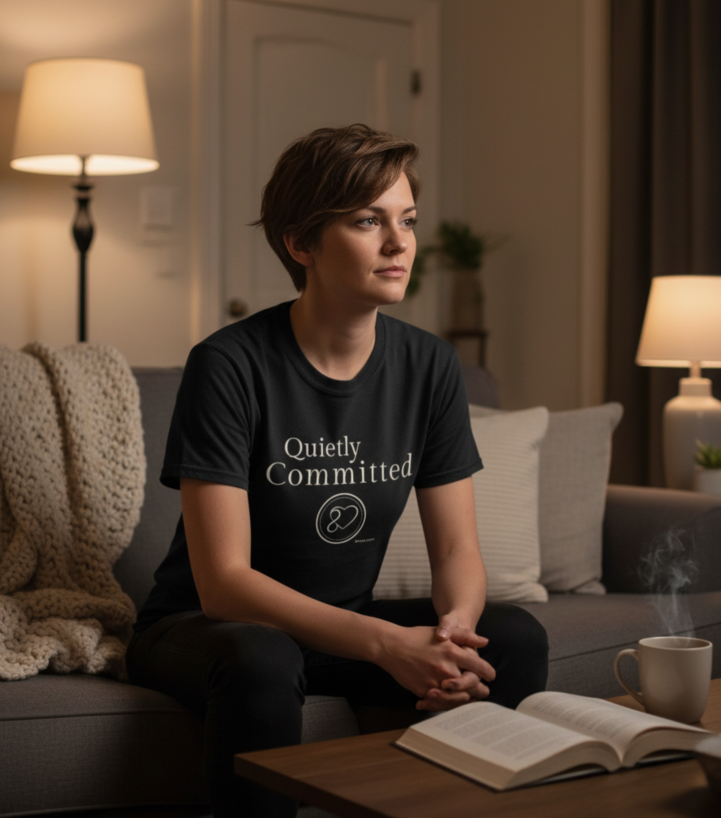 "Quietly Committed" T-Shirt — Ritual Love Collection