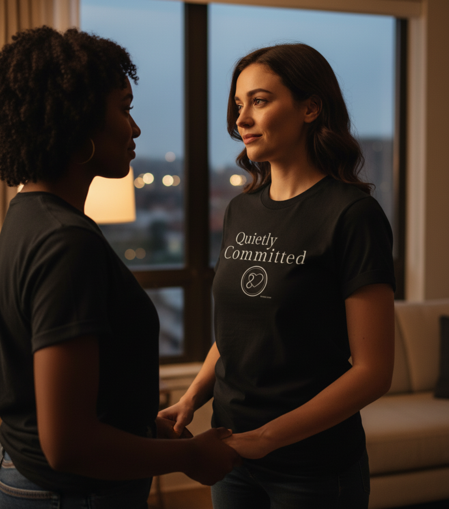 "Quietly Committed" T-Shirt — Ritual Love Collection