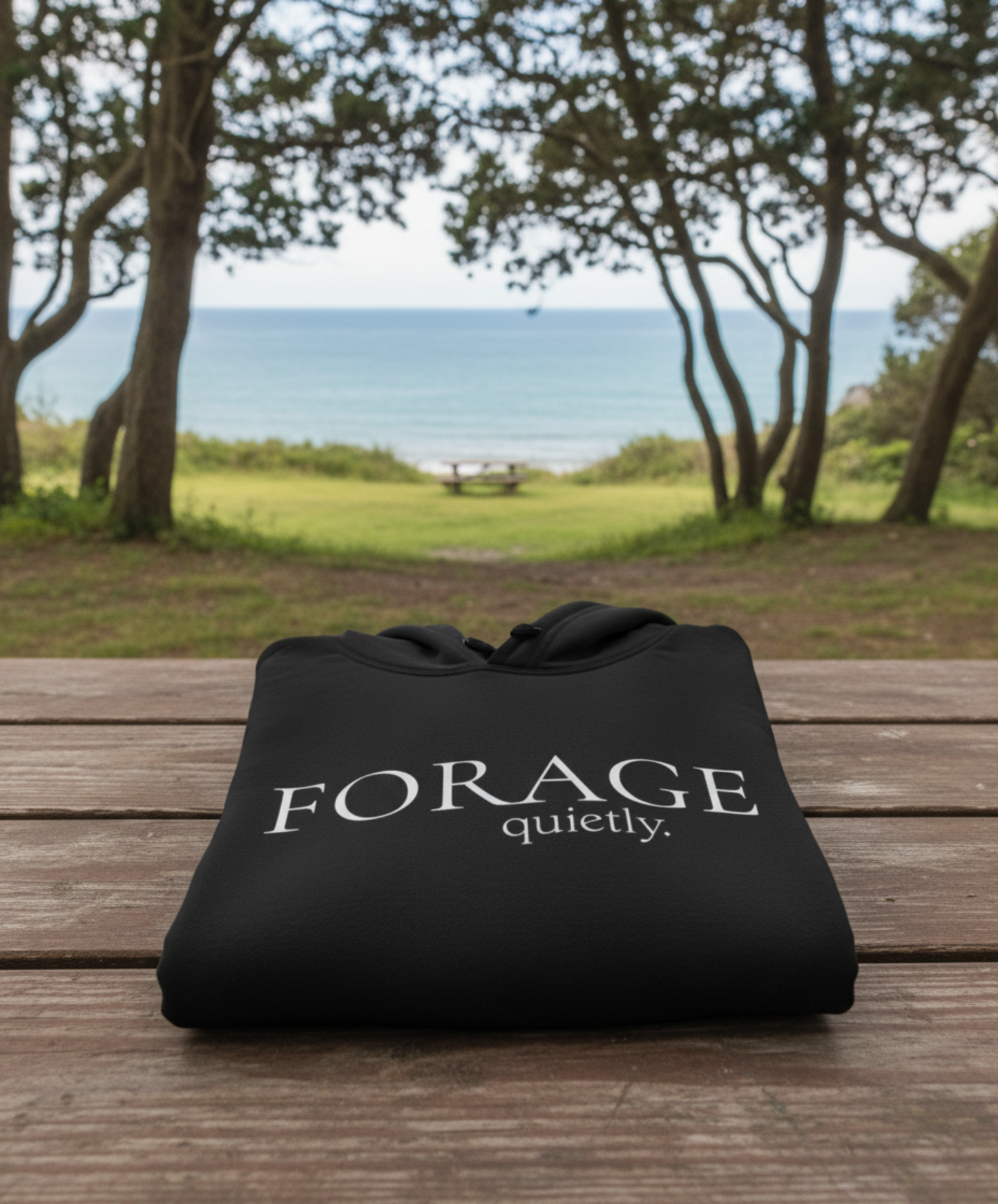FORAGE Quietly Hoodie — "Wild Food Society" Collection