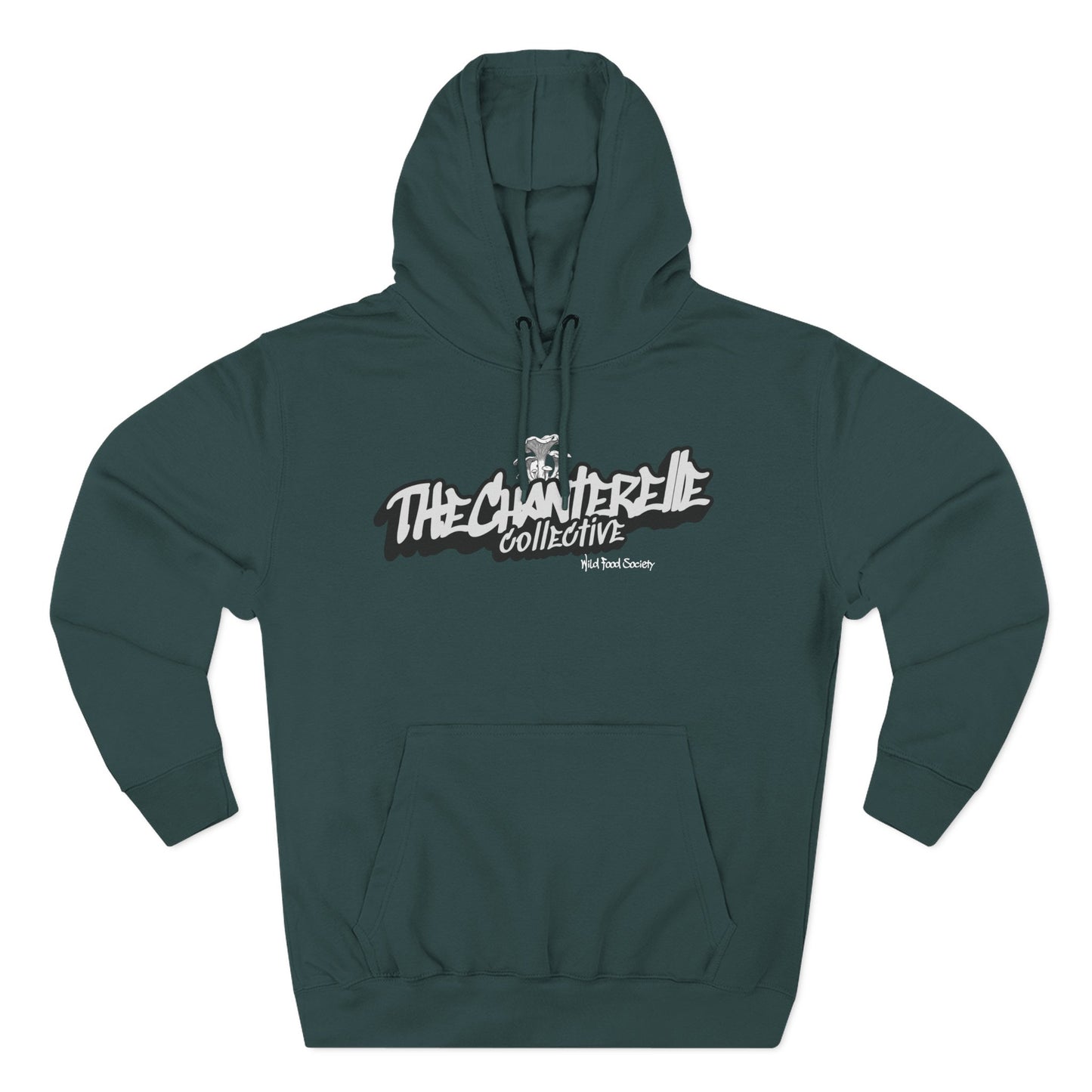 The Chanterelle Collective Hoodie — Wild Food Society Collection (Dark Color Vibe)