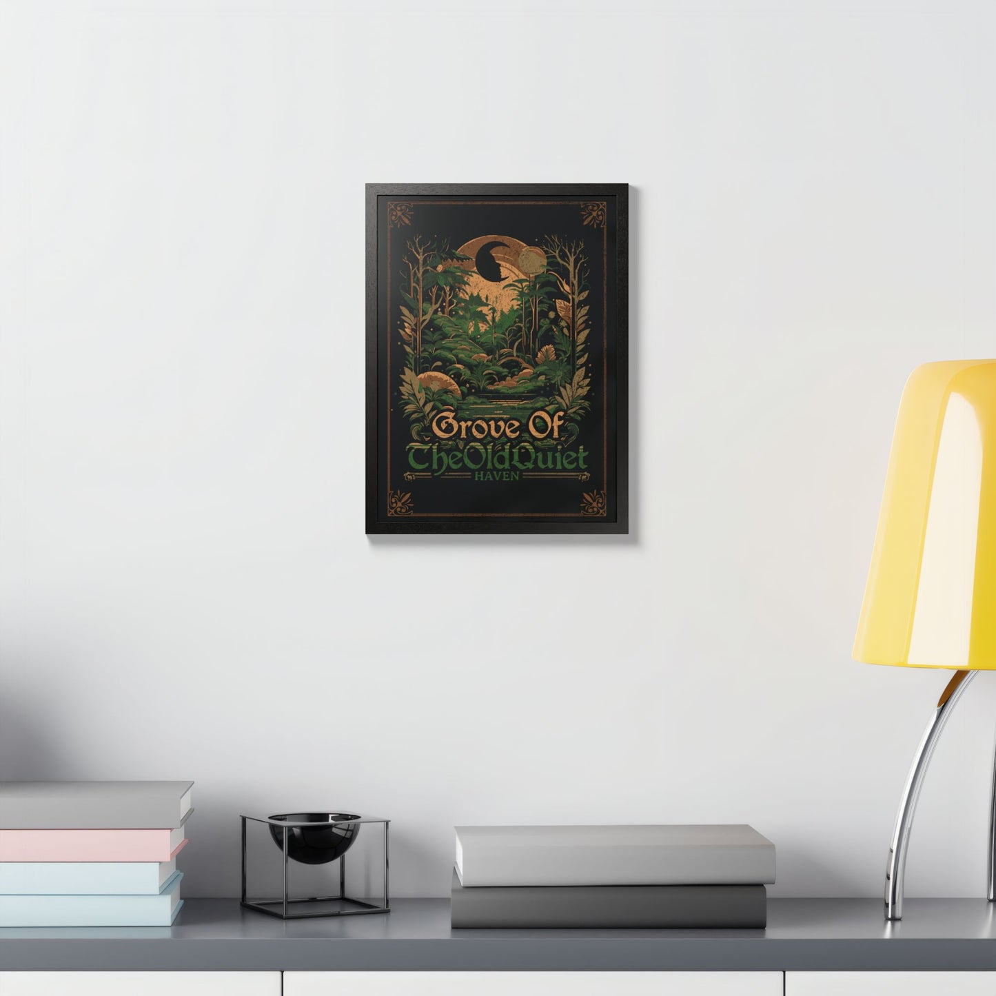 Grove of the Old Quiet Framed Print | Vintage Forest Wall Art