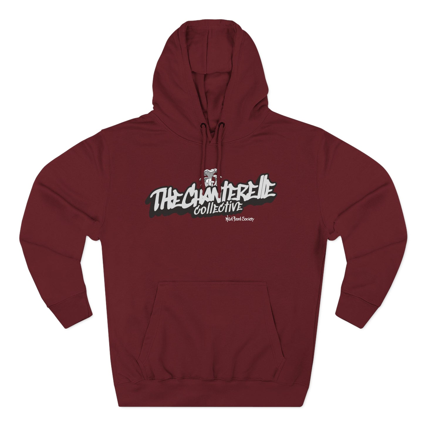 The Chanterelle Collective Hoodie — Wild Food Society Collection (Dark Color Vibe)