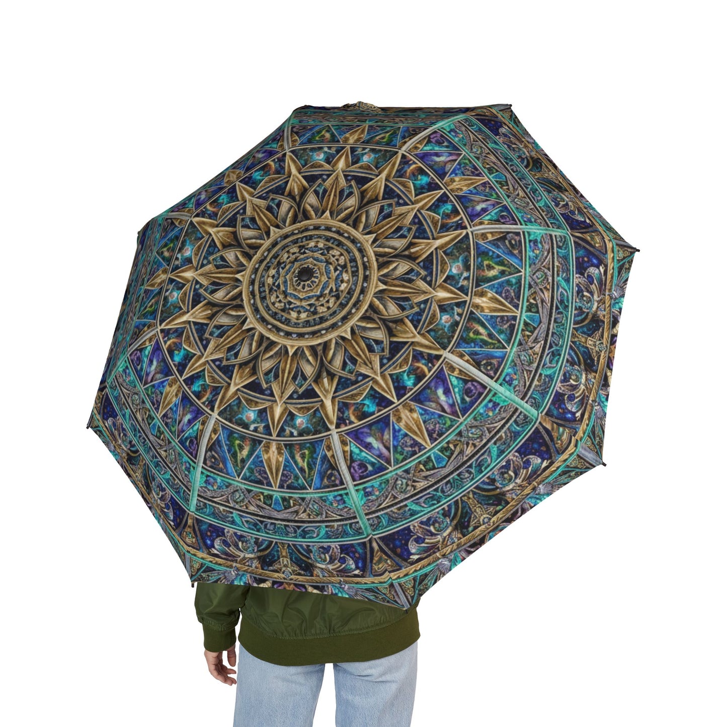 Celestial Sun vault Mandala Umbrella