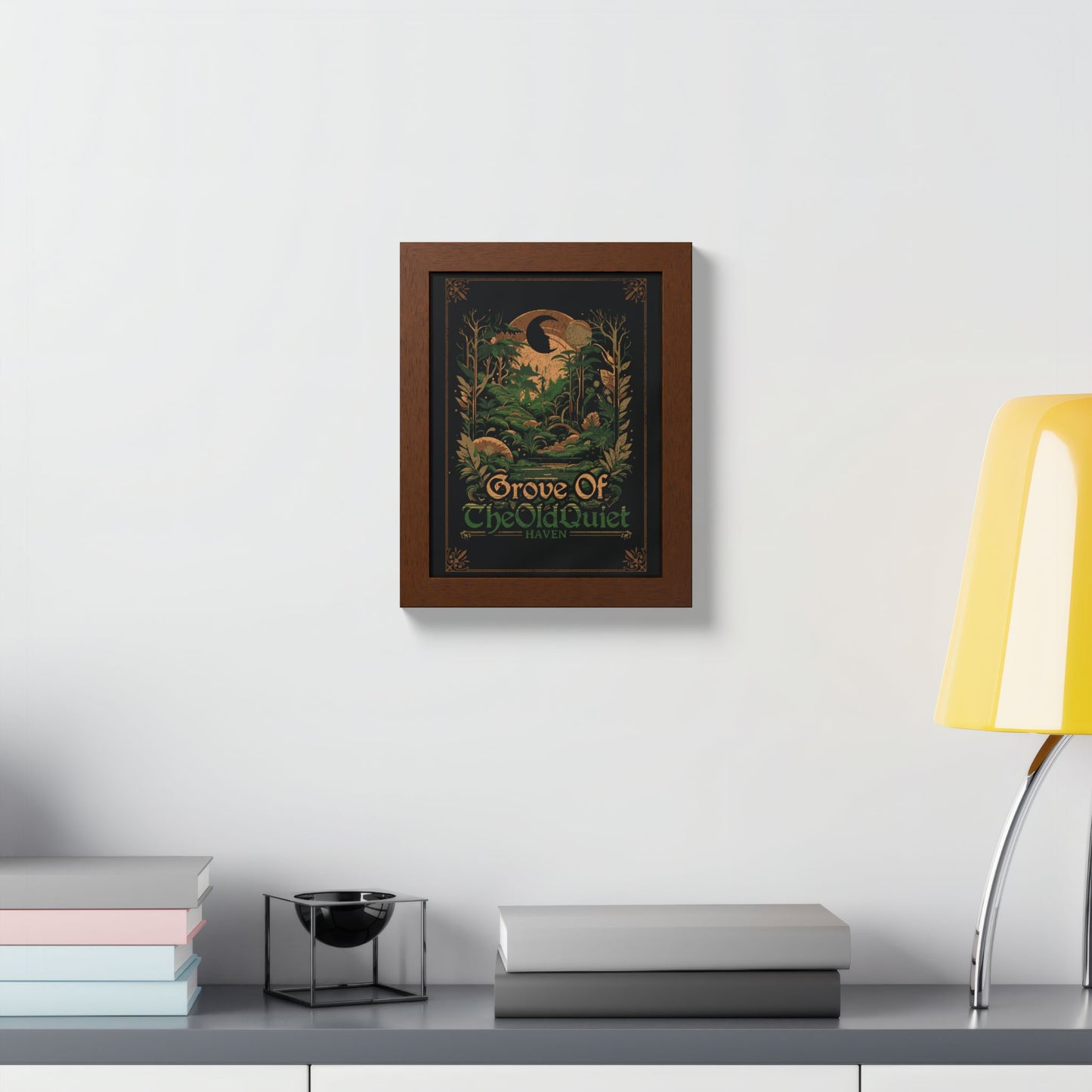 Grove of the Old Quiet Framed Print | Vintage Forest Wall Art